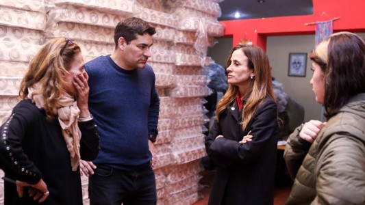 Tolosa Paz: "Vinimos para quedarnos todo el fin de semana y asistir a los afectados"