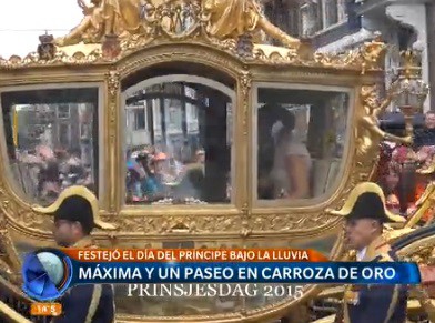 Máxima y un paseo en carroza de oro
