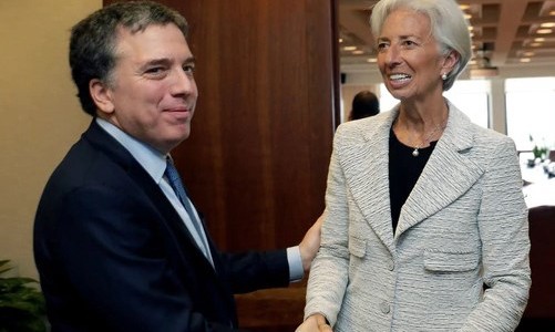El comentario feminista de Christine Lagarde a Dujovne antes de la reunión con el FMI
