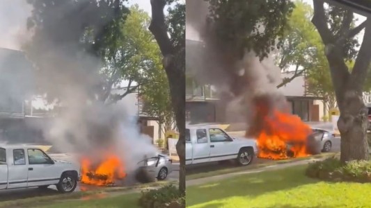 Desesperante: una mujer rescató a un hombre paralítico de un incendio
