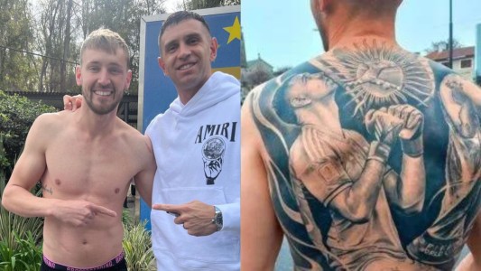 Con el ídolo en la piel: consiguió que el Dibu Martínez le firme su propio tatuaje - #FlashChat