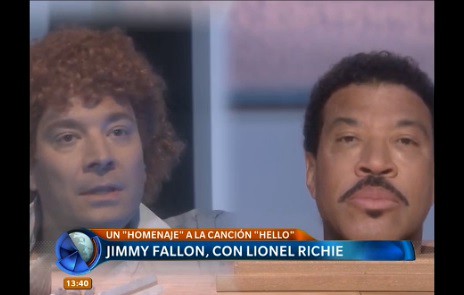 Desopilante homenaje de Jimmy Fallon a Lionel Richie con su versión de  "Hello"