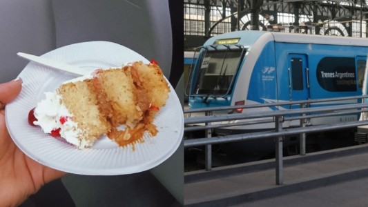 No podía festejar su cumpleaños por trabajo: su familia la sorprendió en el Tren Roca
