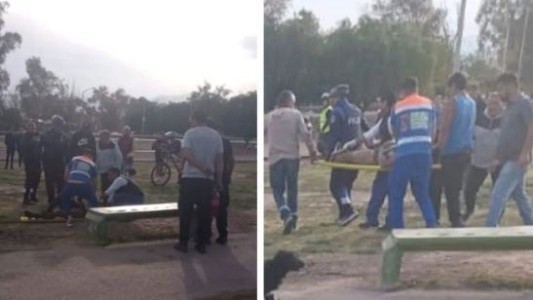 Un adolescente en grave estado tras recibir una descarga eléctrica en una plaza en Mendoza