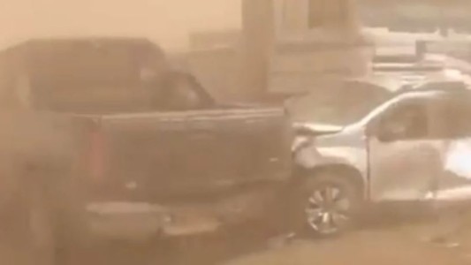 La nena de 7 años que estuvo en el choque en cadena por fuertes vientos en Córdoba tiene muerte cerebral