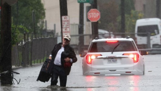 Nueva York bajo el agua: las intensas lluvias provocaron inundaciones y declararon la emergencia