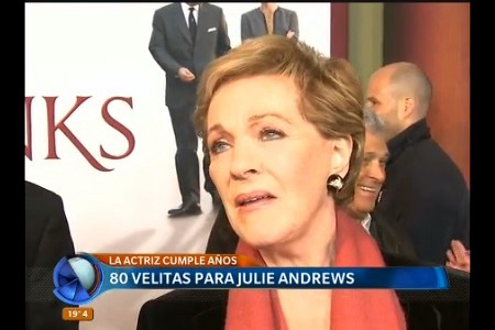 La icónica actriz Julie Andrews cumple 80 años