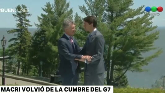 Macri volvió de la cumbre del G7