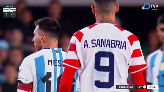 Sanabria desmiente el escupitajo a Messi: "No haría nunca nada parecido hacia ningún compañero"