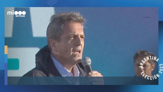 Massa: "El deseo de la militancia peronista se va a hacer realidad el domingo"