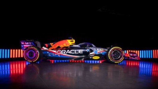 Un artista argentino diseñó el auto que usará Verstappen en el Gran Premio de Austin