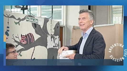 Tras votar, Mauricio Macri señaló: "Vemos un balotaje"