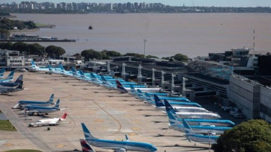 Demoras en Aeroparque por una medida gremial