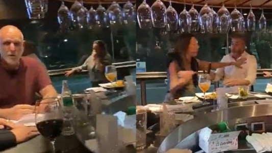 Habló la mujer que increpó a su ex en un restaurante: “Ese día mi hija había pedido estar con él y le dijo que no podía"