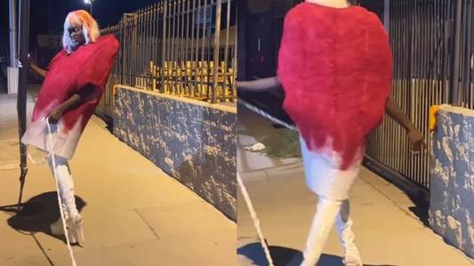 Un tampón usado: el disfraz de Lil Nas X para Halloween