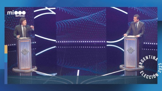 Debate presidencial: Massa y Milei ya están en la Facultad de Derecho