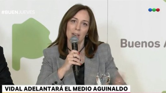 Vidal anunció la suba de asignaciones familiares y jubilaciones