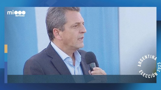 Sergio Massa: "Solo a aquellos que van a escucharse a sí mismos les molesta la tos, a mí no"