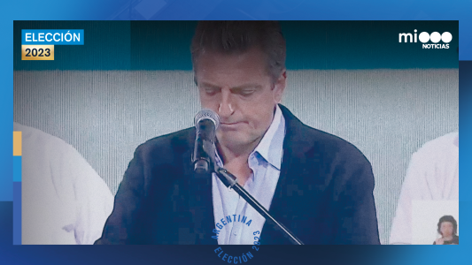 Massa: "Me comuniqué con Milei para felicitarlo porque es el nuevo presidente"