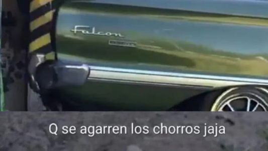 Suspendieron al comisario que publicó un video de un falcon verde para advertir a delincuentes