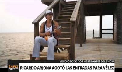 Ricardo Arjona agotó las entradas para Vélez