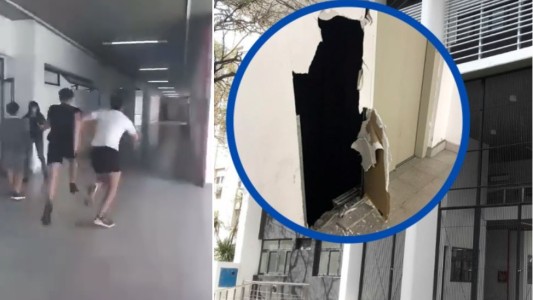 Video: jugaban a las carreras en el pasillo de la escuela y un alumno cayó por el hueco del ascensor