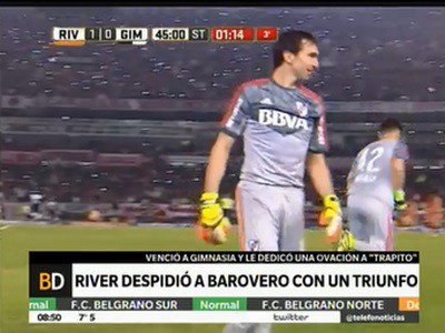 La despedida de River a Barovero y Vangioni