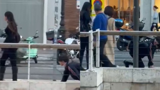 Insólito: captaron a una pareja actuando como perro en Valencia