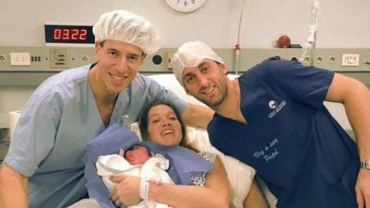 Diego Milito fue papá el mismo día en que se retira del fútbol