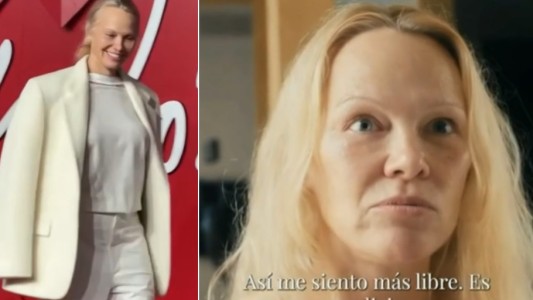 Pamela Anderson mantiene su decisión de "libertad" y fue a los "Fashion Awards" sin maquillaje