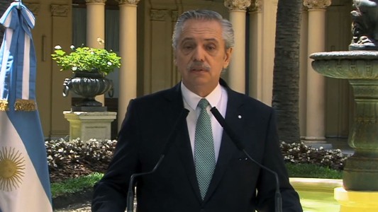 Grieta, discursos de odio y culpa a la deuda con el FMI: la última cadena de Alberto Fernández