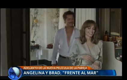 Angelina Jolie y Brad Pitt, "Frente al mar"