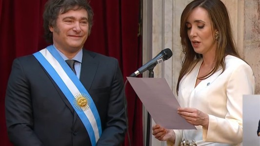 El incómodo intercambio de Cristina Kirchner y Victoria Villarruel en la jura