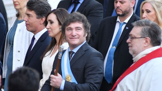 Misa en la Catedral: el emotivo diálogo de Milei y el rabino Wahnish