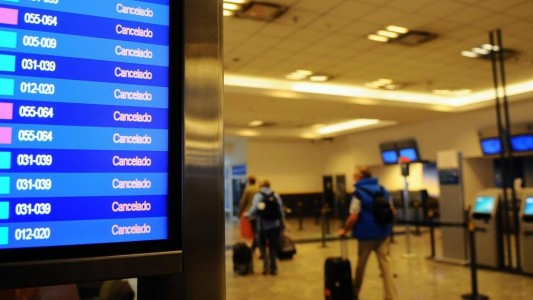 Vuelos cancelados y demorados en Ezeiza y Aeroparque