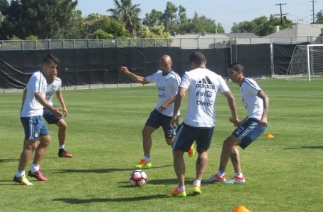 La Selección realizó su primer entrenamiento en Estados Unidos