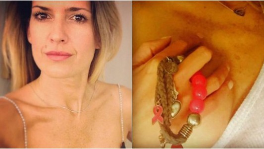 La foto de Isabel Macedo para concientizar sobre el cáncer de mama