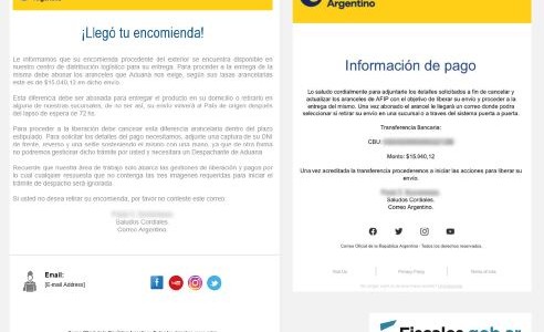 Detuvieron a acusado de cometer fraudes vinculados con los servicios puerta a puerta del Correo Argentino