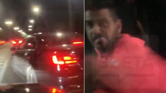 Relatos Salvajes en la Ricchieri: persiguió un auto y golpeó al conductor