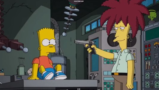 El video del momento en el que Bob Patiño logra matar a Bart Simpson