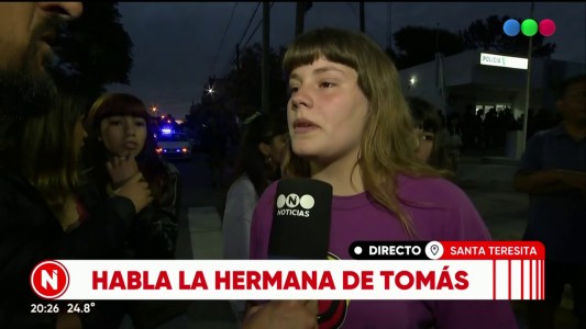 La hermana de Tomás, el joven asesinado en Santa Teresita: "A uno voy a matar"