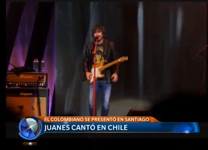Juanes cantó en Chile