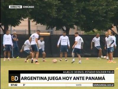 Argentina busca en Chicago el pase a cuartos