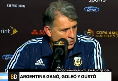 Martino resaltó "la solidez" del equipo en la primera fase