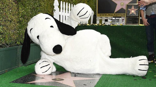 Snoopy ya tiene su estrella en el Paseo de la Fama de Hollywood