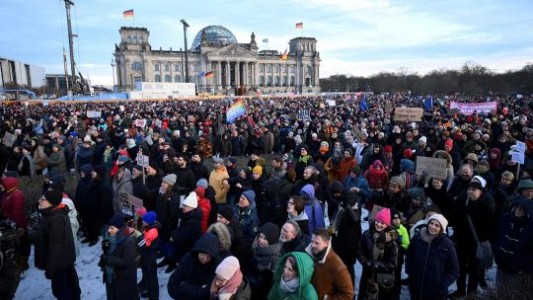 Cientos de miles de personas se manifestaron contra la extrema derecha en Alemania