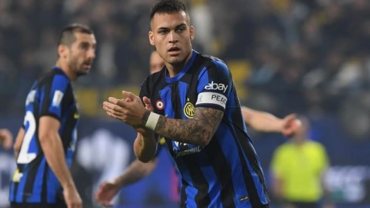 Lautaro Martínez anotó el agónico gol que le dio la Supercopa de Italia al Inter por tercera vez consecutiva