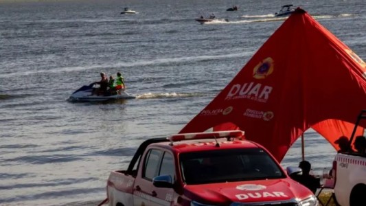 Hallaron el cuerpo del turista que cayó de una moto de agua en Córdoba