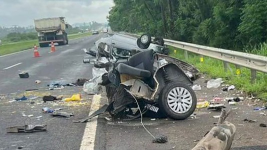 Una joven de José C. Paz murió en un impactante choque en el sur de Brasil