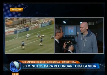 Argentina-Inglaterra: 90 minutos para recordar toda la vida